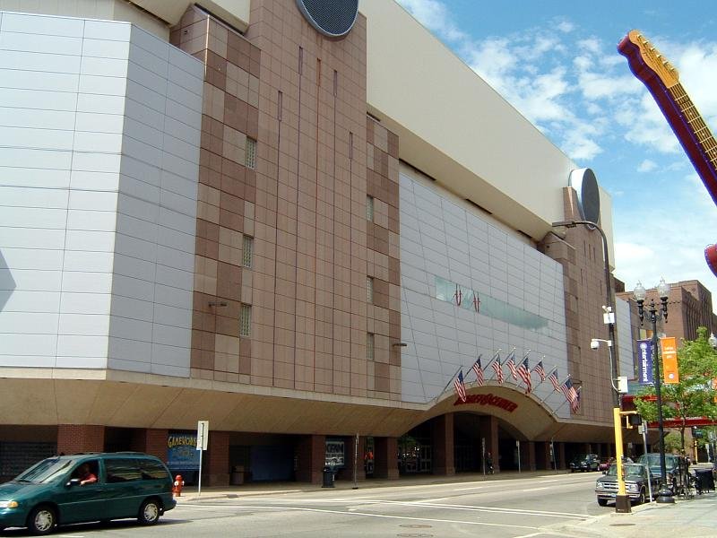 Target Center arena in Minneapolis