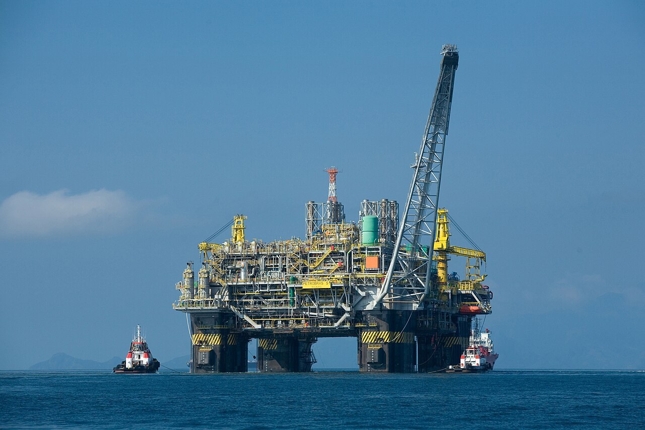 Offshore oil platform P-51 in Brazilian waters
