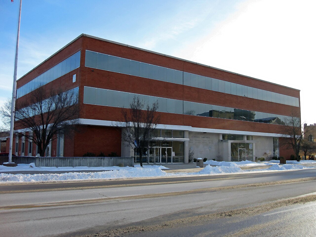 Exterior of a U.S. federal building and courthouse