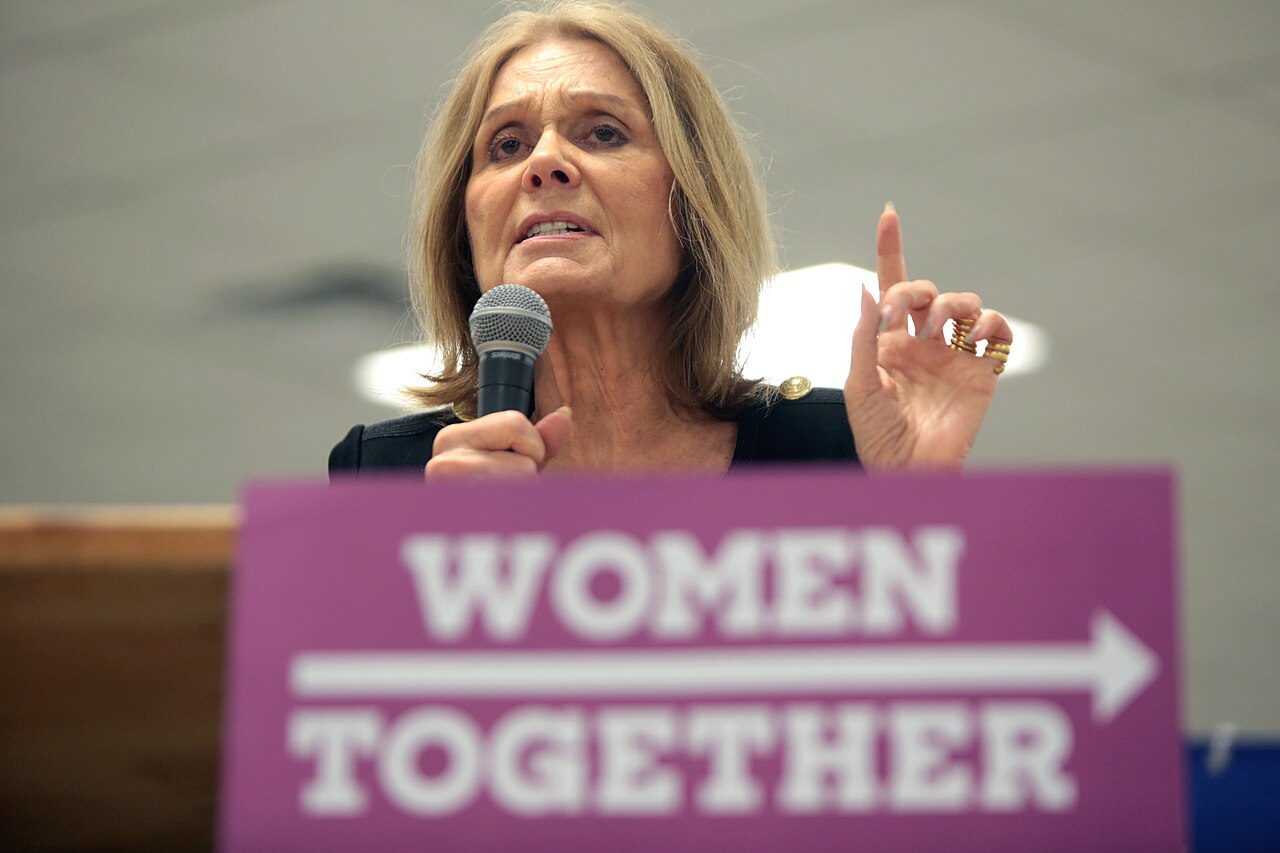 Gloria Steinem at a public event