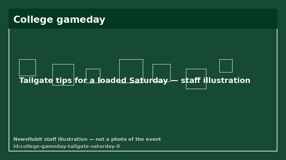 Tailgate tips for a loaded Saturday
