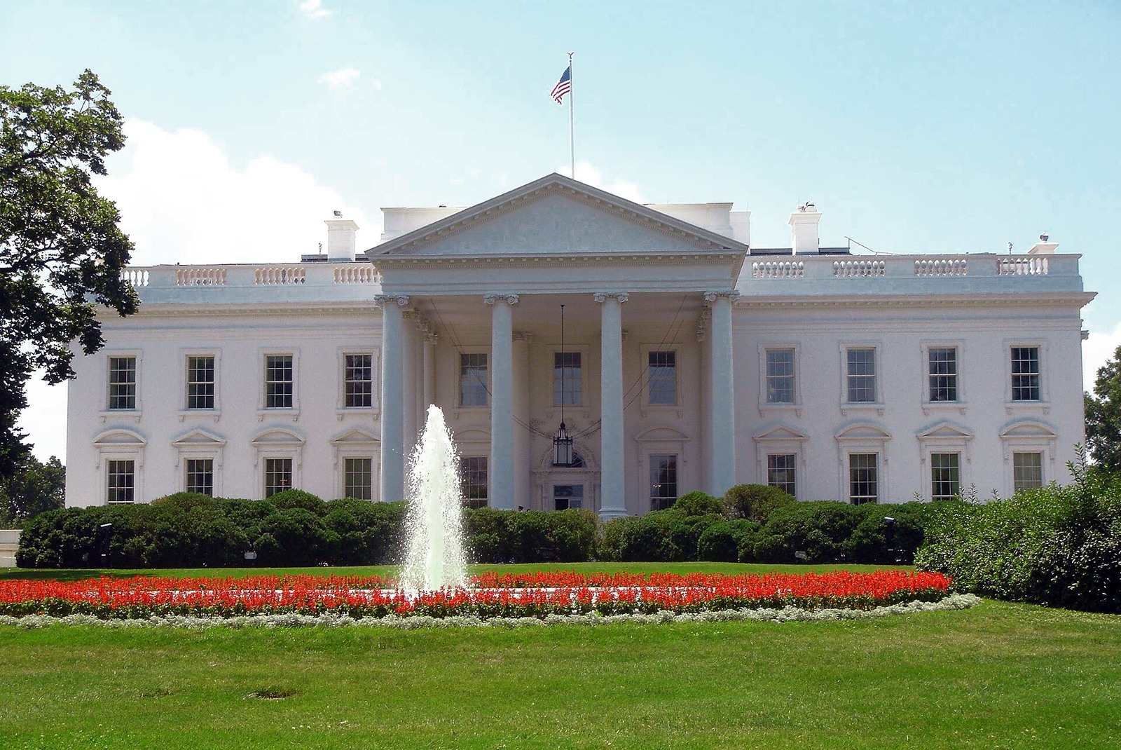 North façade of the White House