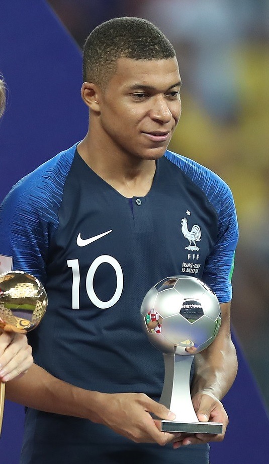 Kylian Mbappé in match or national-team context