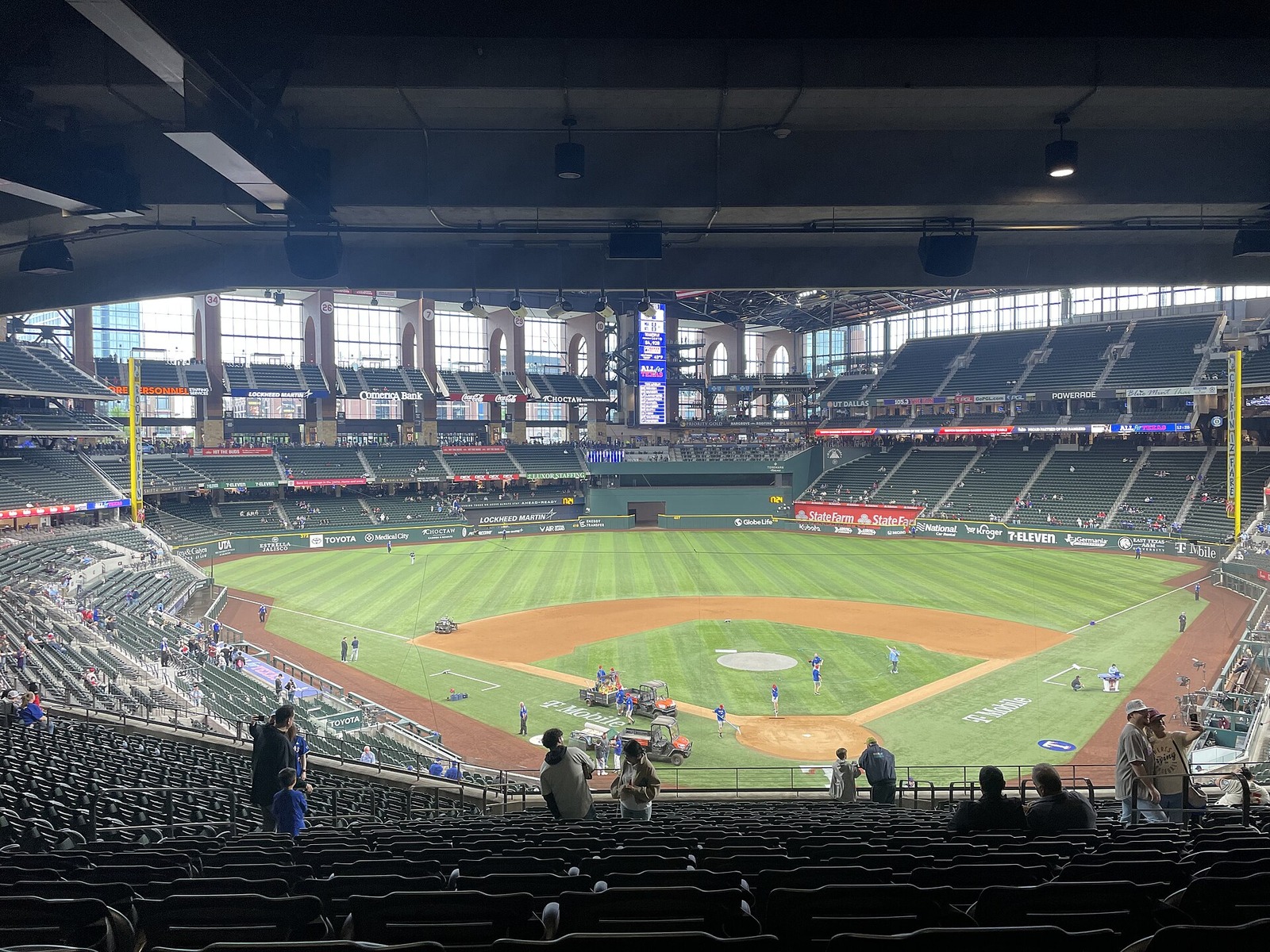 Globe Life Field interior