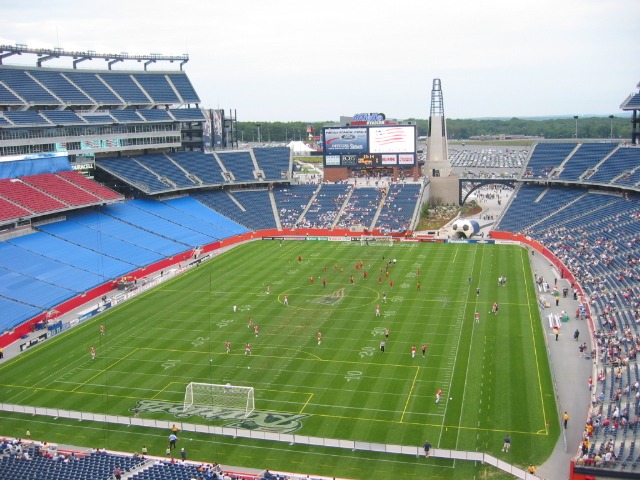 Gillette Stadium, home of the New England Patriots
