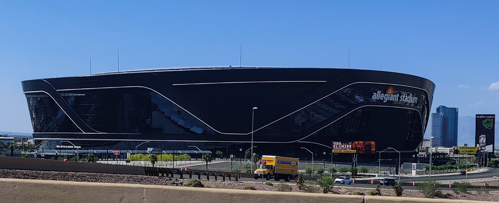 Allegiant Stadium in Las Vegas, home of the Raiders