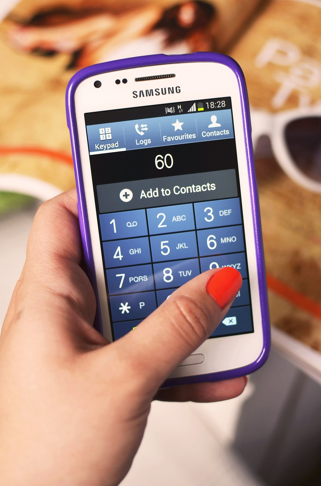 Person holding a smartphone in hand for everyday services use