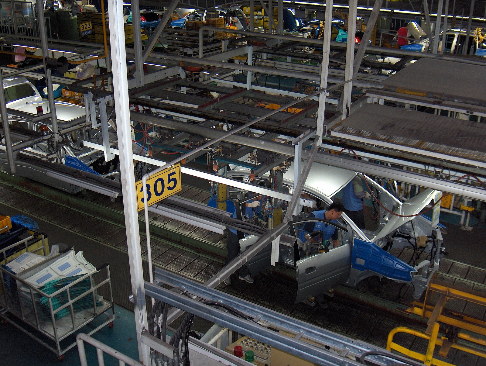 Automobile assembly line