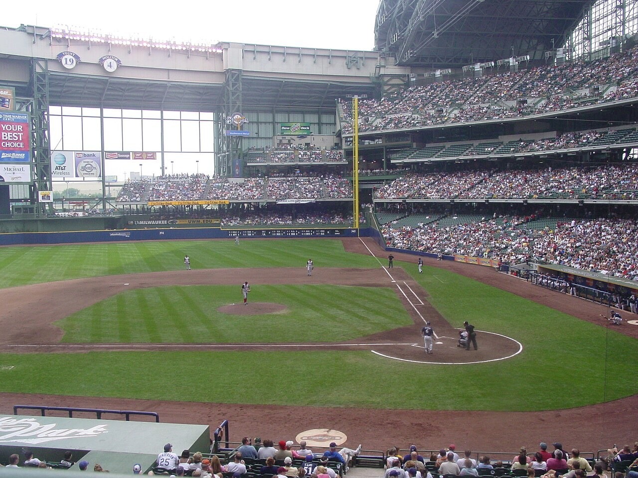 Miller Park / American Family Field baseball stadium exterior