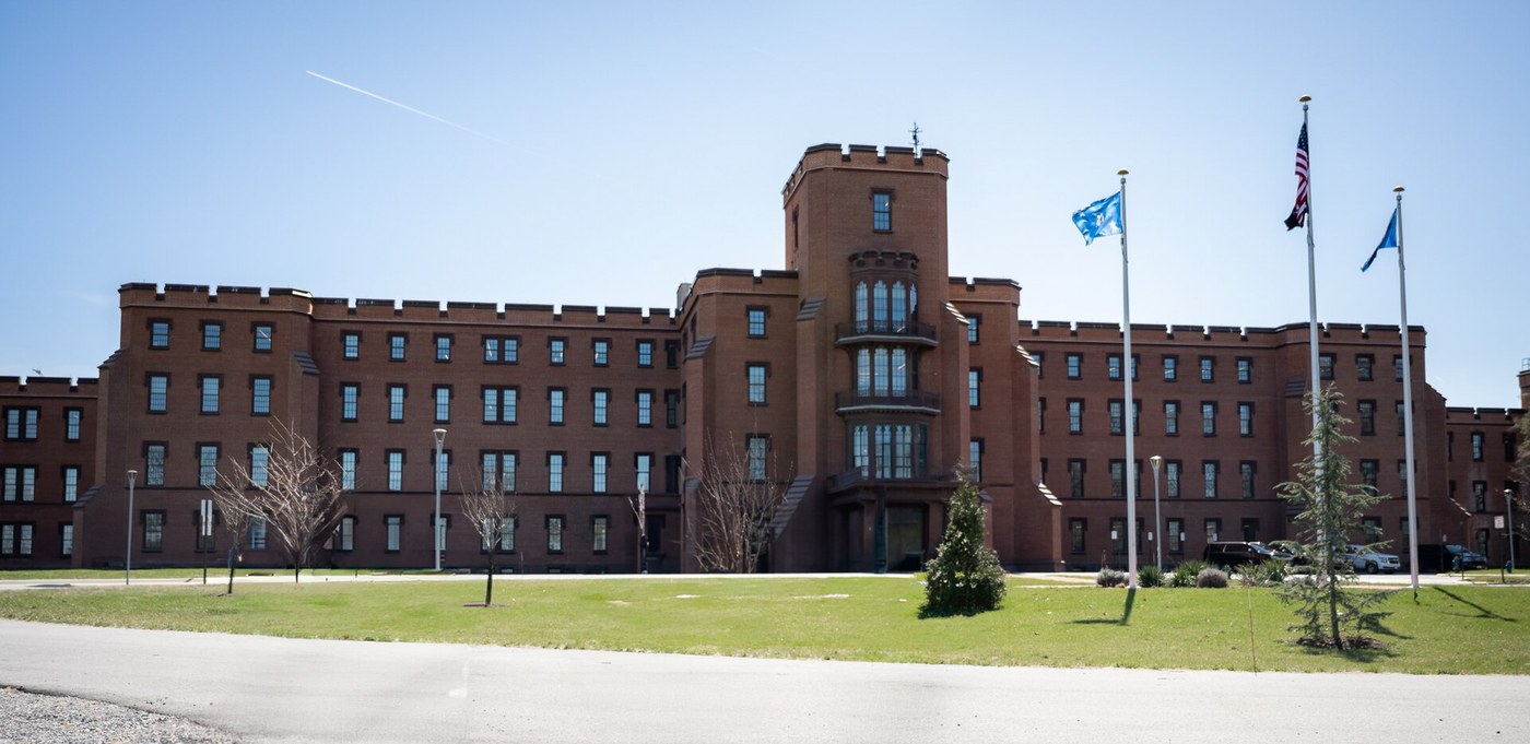 Department of Homeland Security headquarters building on the St. Elizabeths campus