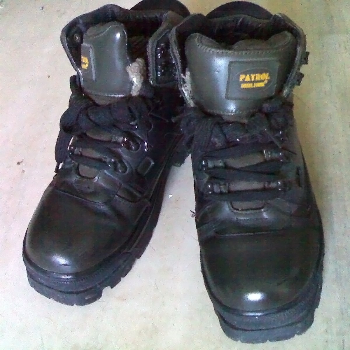 Pair of winter boots for cold-weather and early snow gear