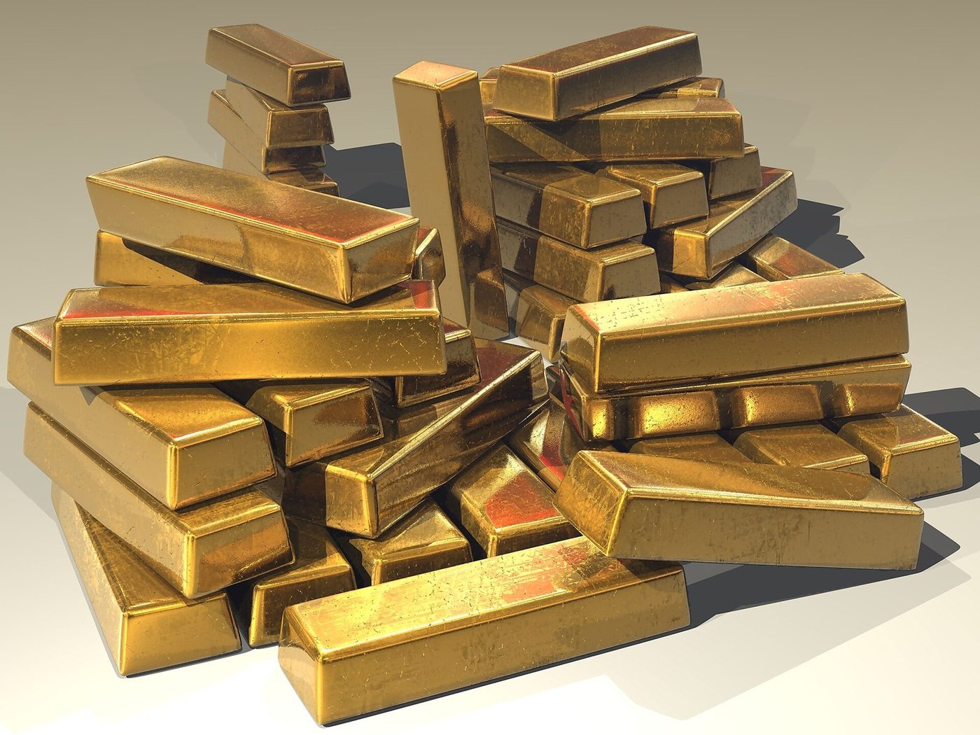 Gold-colored physical bitcoin coin close-up