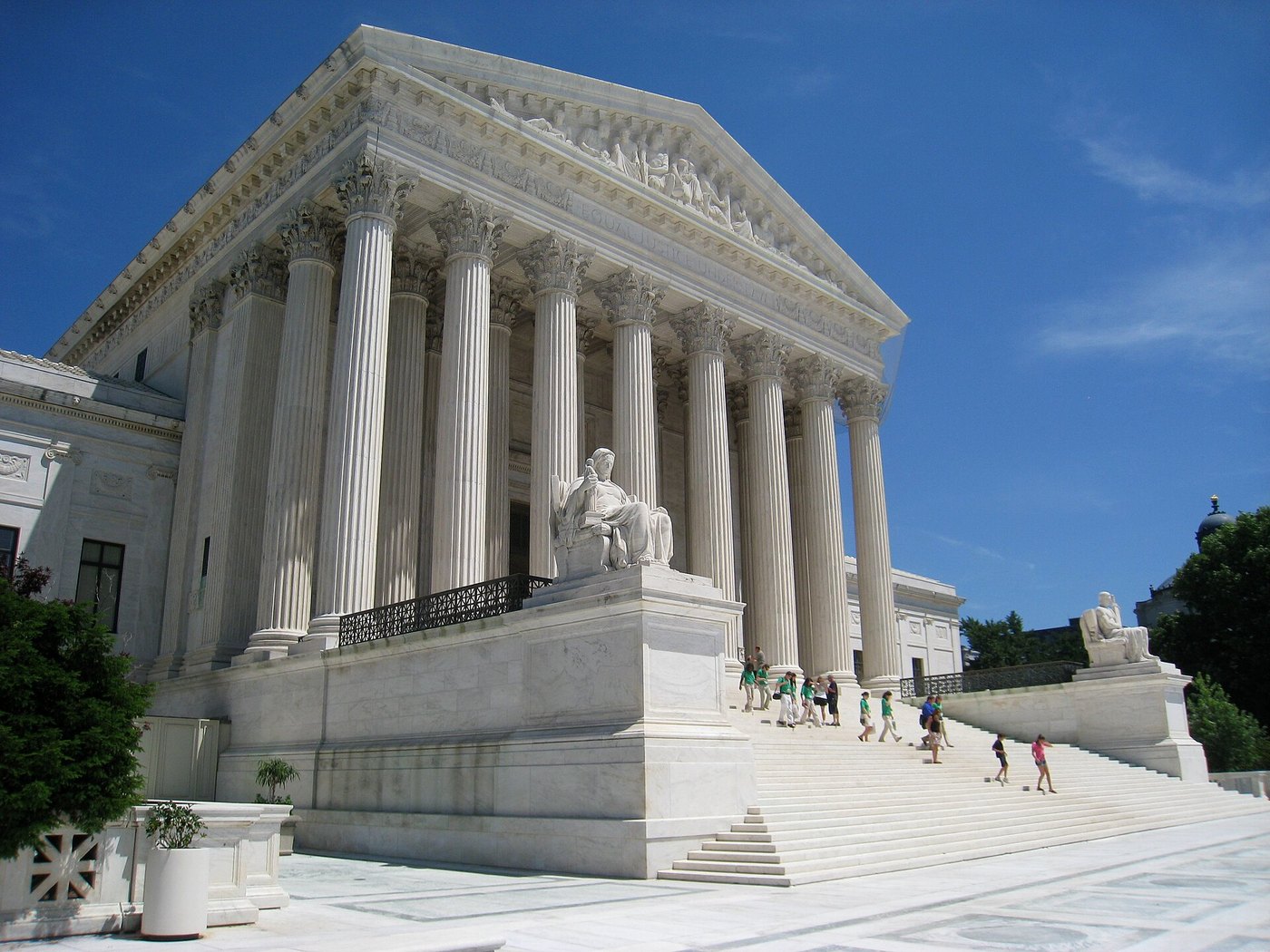 Facade of the United States Supreme Court in Washington