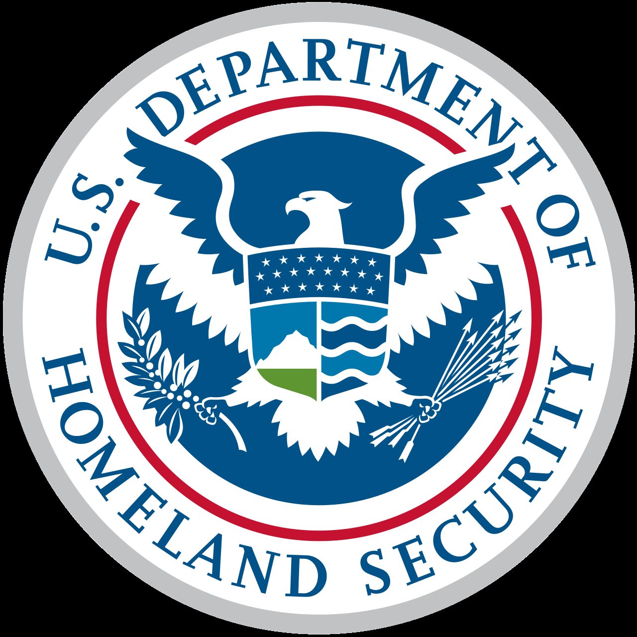 Department of Homeland Security headquarters signage