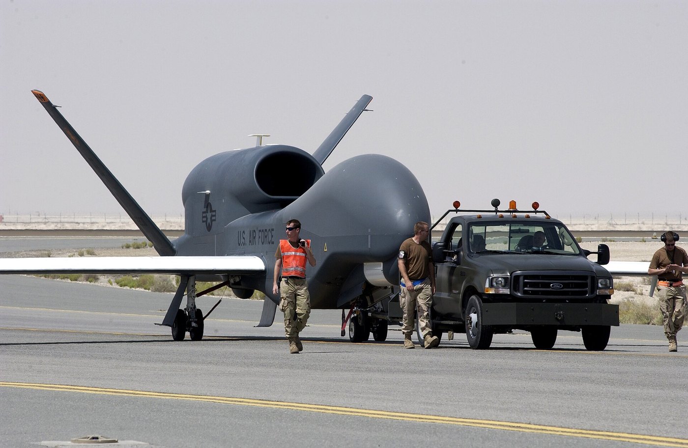 RQ-4 Global Hawk long-range unmanned aircraft