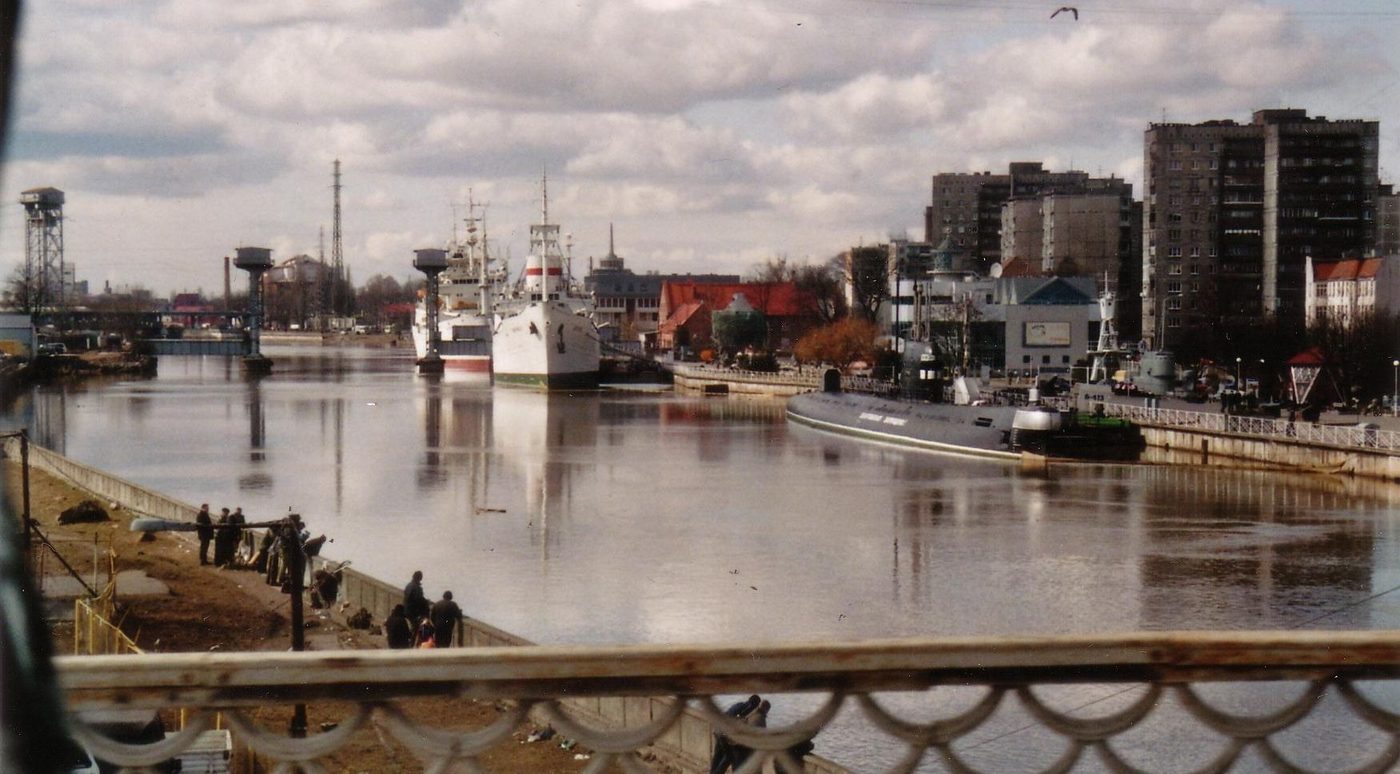 Kaliningrad Baltic coastline and port area