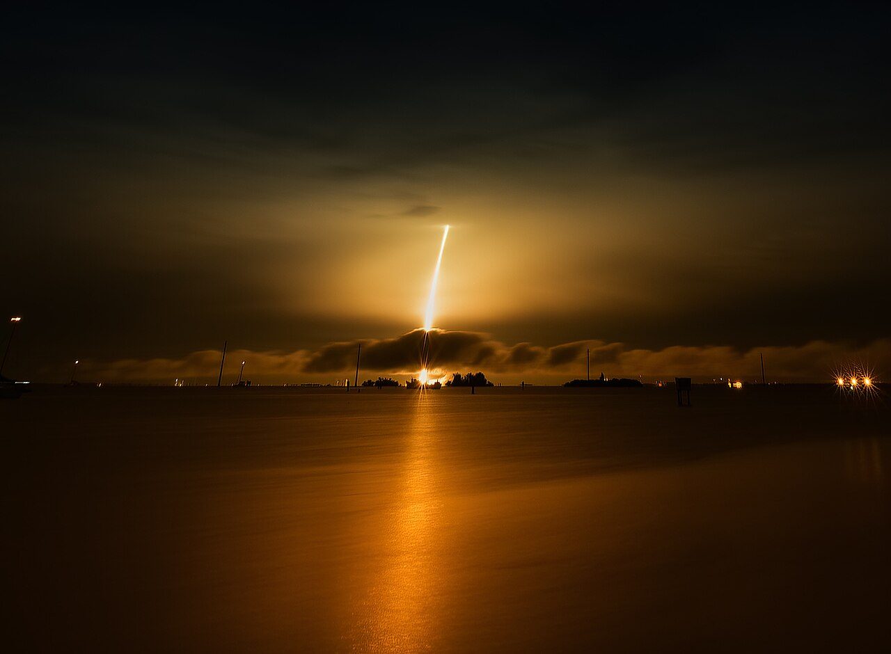 Falcon 9 liftoff on a Transporter rideshare mission