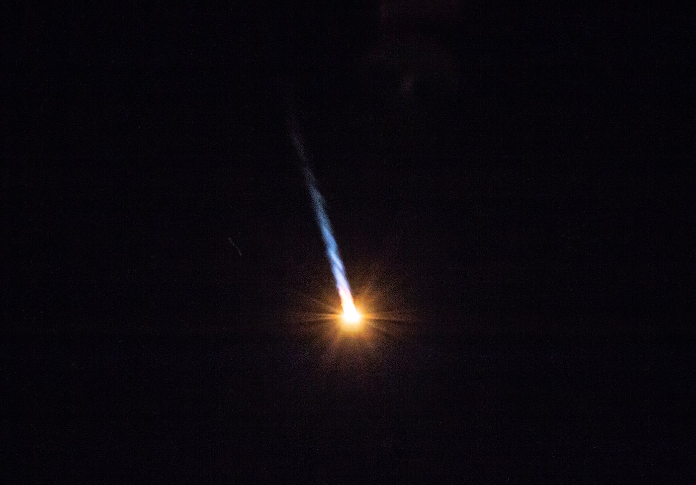 Falcon 9 launch from Vandenberg, California