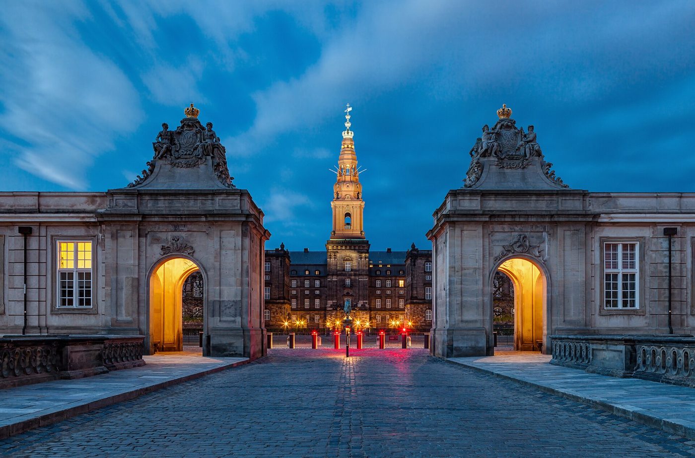 Christiansborg Palace in Copenhagen, seat of the Danish parliament