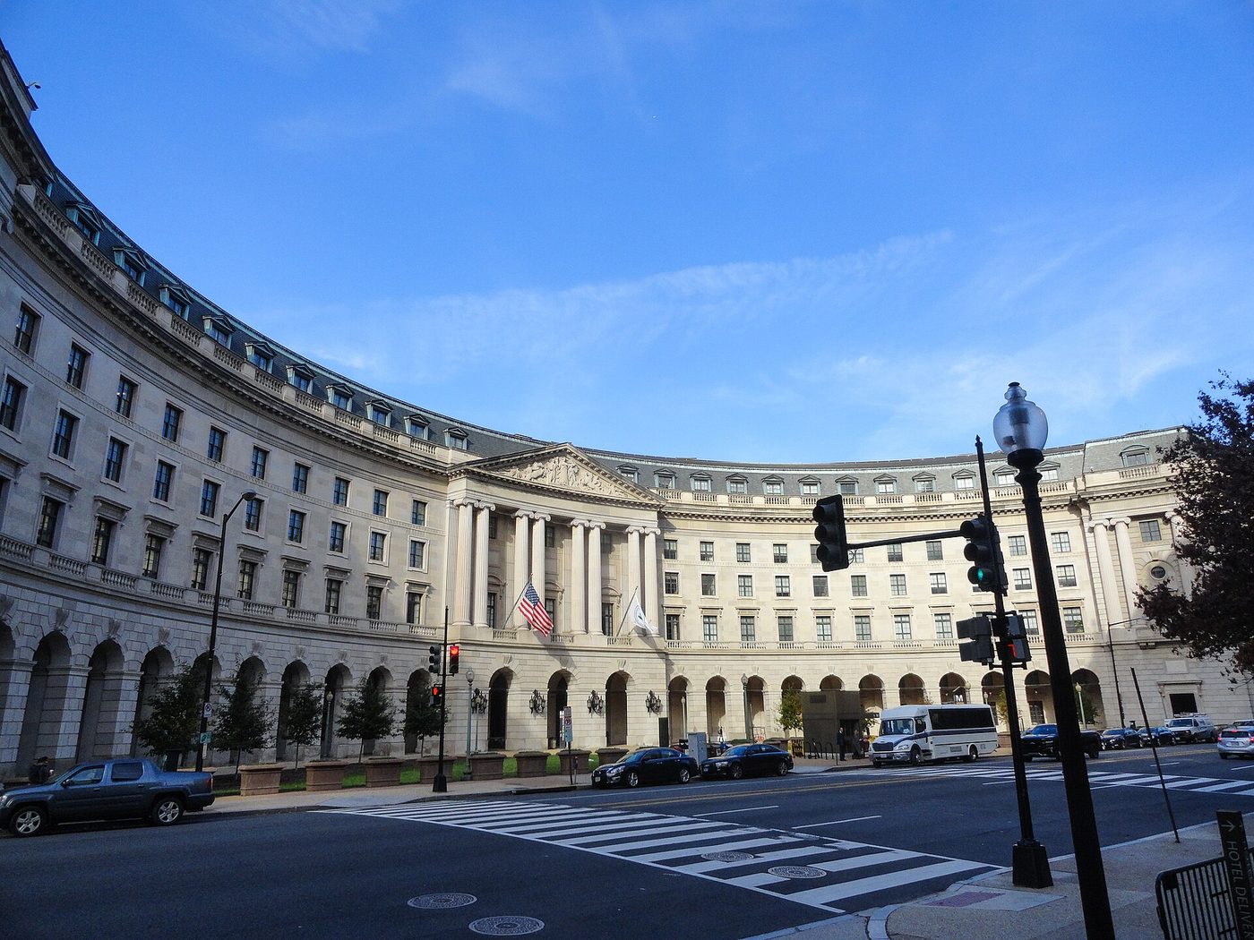 Main entrance of EPA headquarters in the William Jefferson Clinton Federal Building, Washington