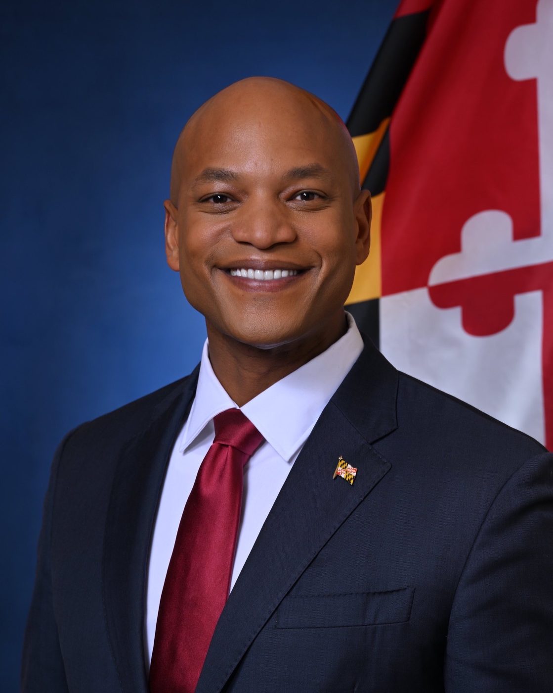 Official 2023 portrait of Maryland Gov. Wes Moore
