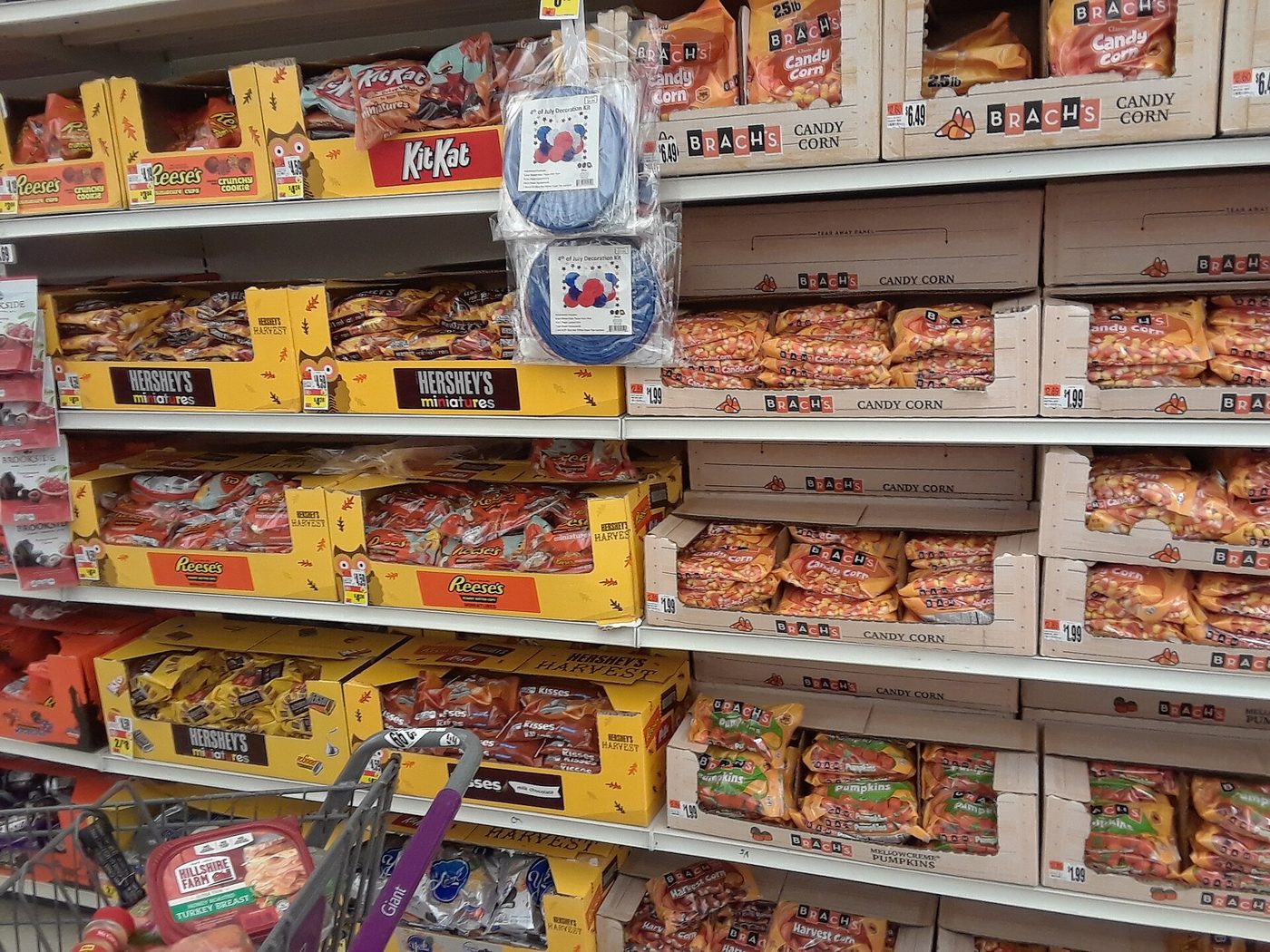 A pile of wrapped Halloween candy