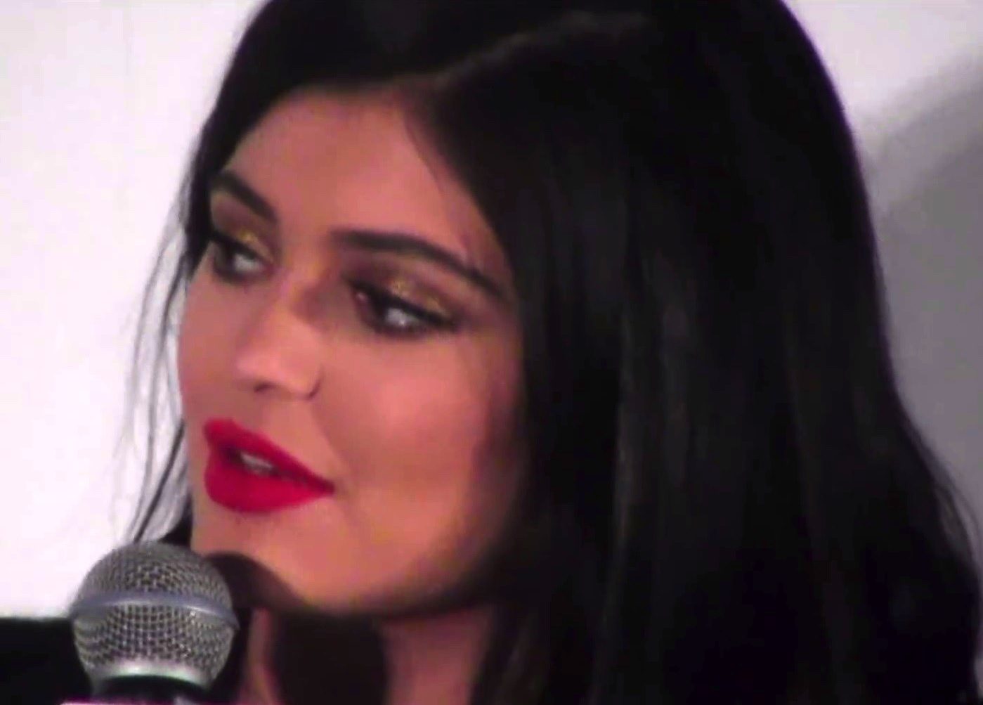 Kylie Jenner during an interview