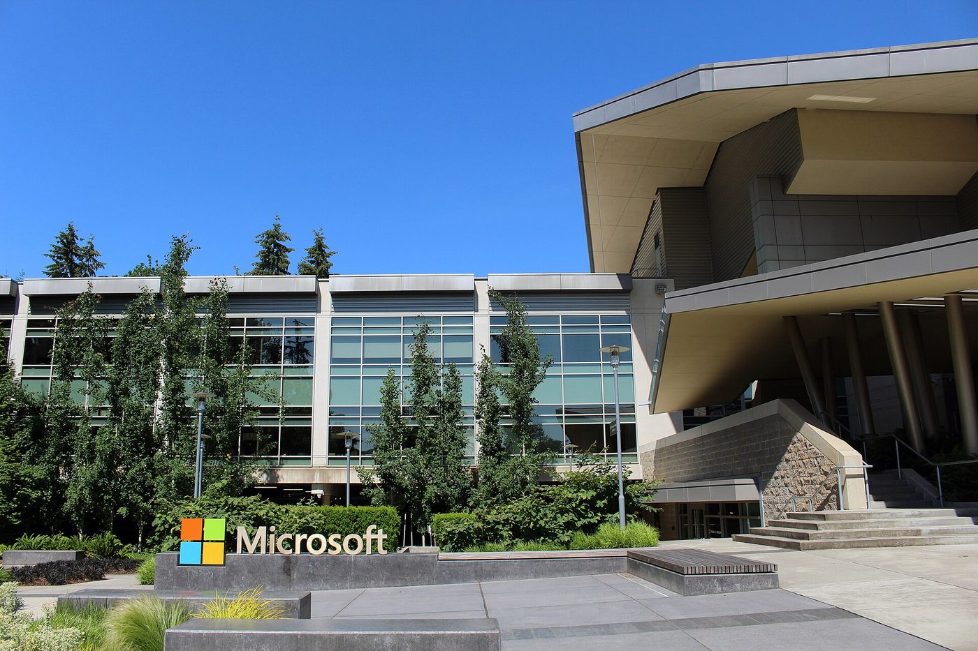 Building 92 at Microsoft headquarters in Redmond, Washington