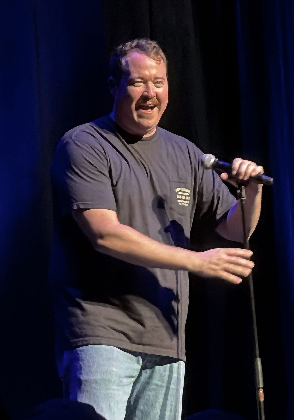 Comedian Shane Gillis performing at Hard Rock Live in Hollywood, Florida, in September 2025