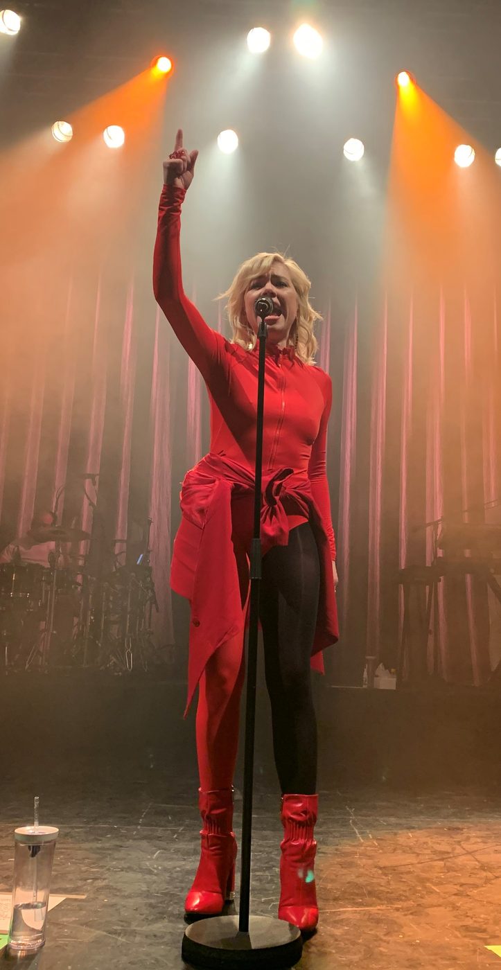 Carly Rae Jepsen performing in Oslo, Norway, in February 2020