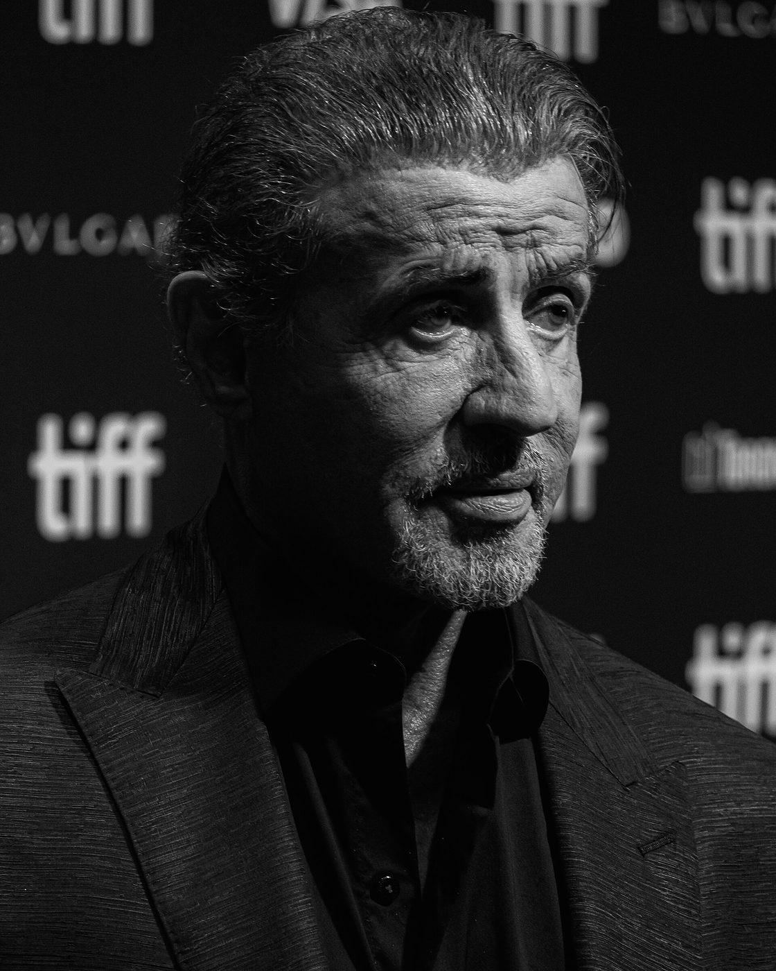 Sylvester Stallone on the red carpet at the 2023 Toronto International Film Festival