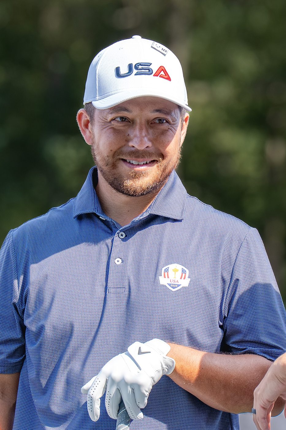 Xander Schauffele during the 2025 Ryder Cup