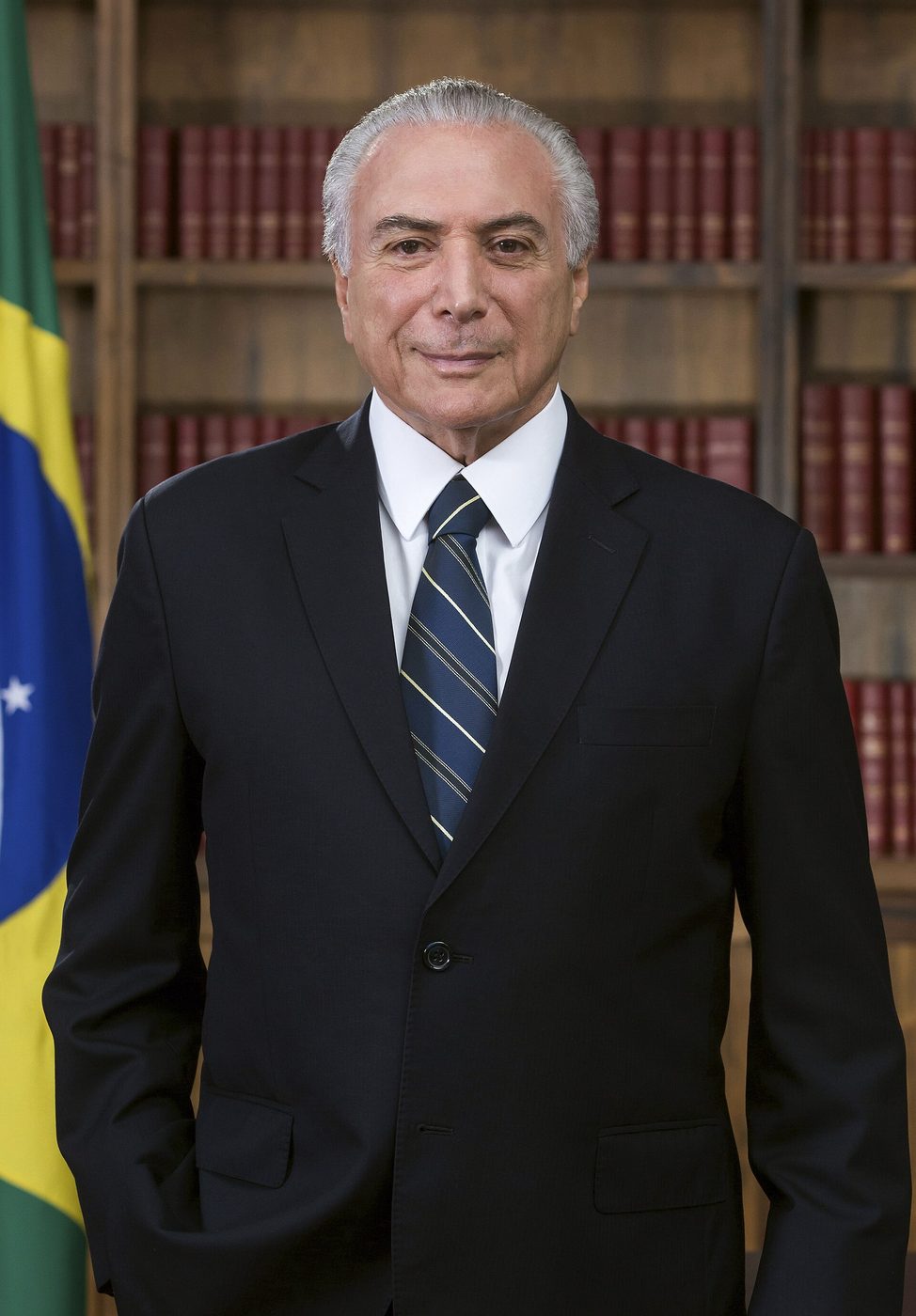 Official portrait of former Brazilian President Michel Temer