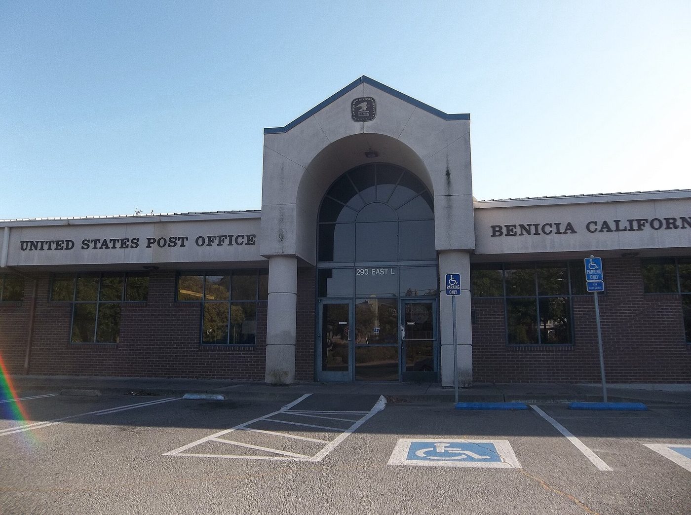 A U.S. Postal Service post office in Benicia, California