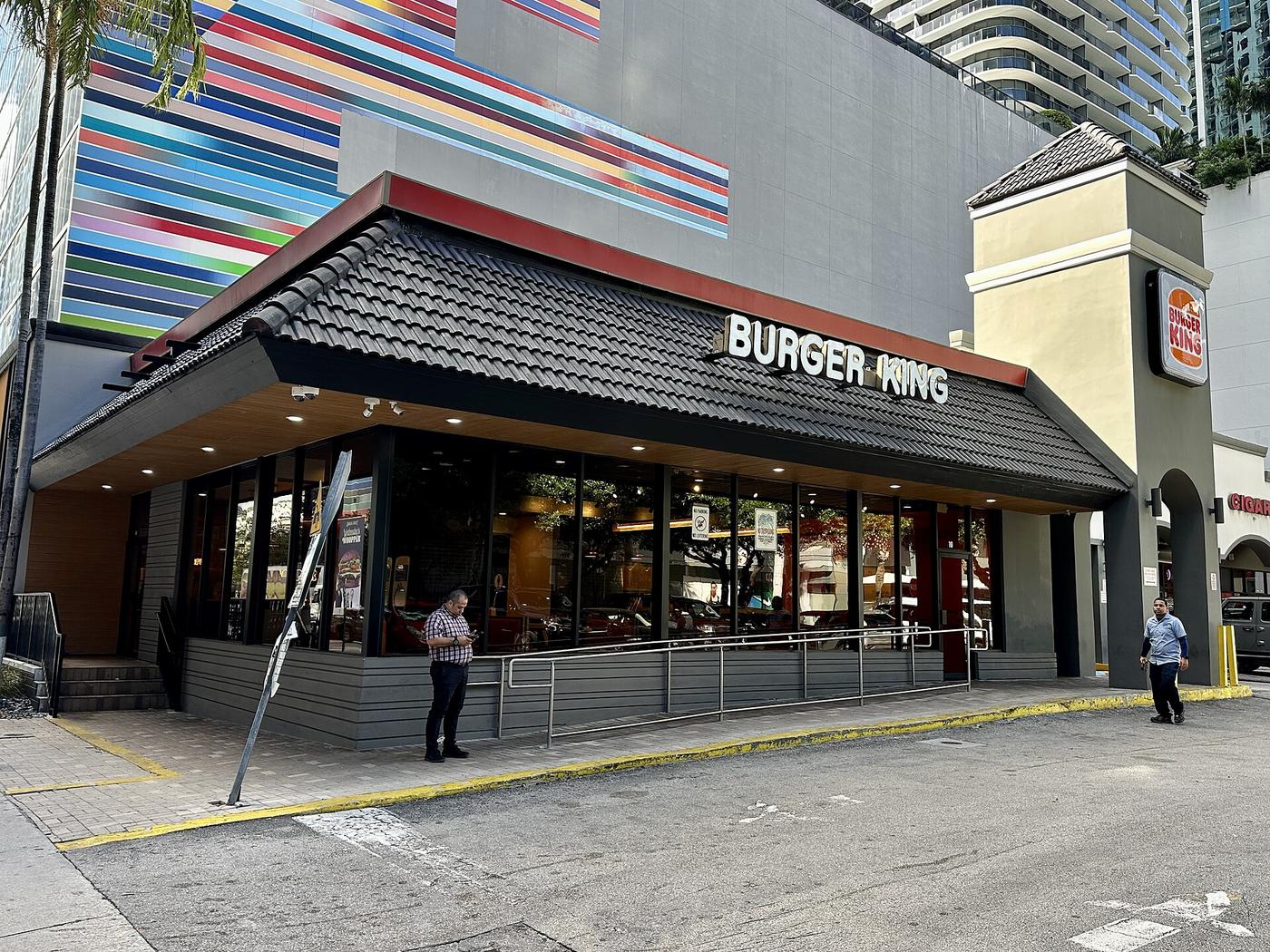 A Burger King restaurant in Miami's Brickell neighborhood in October 2024