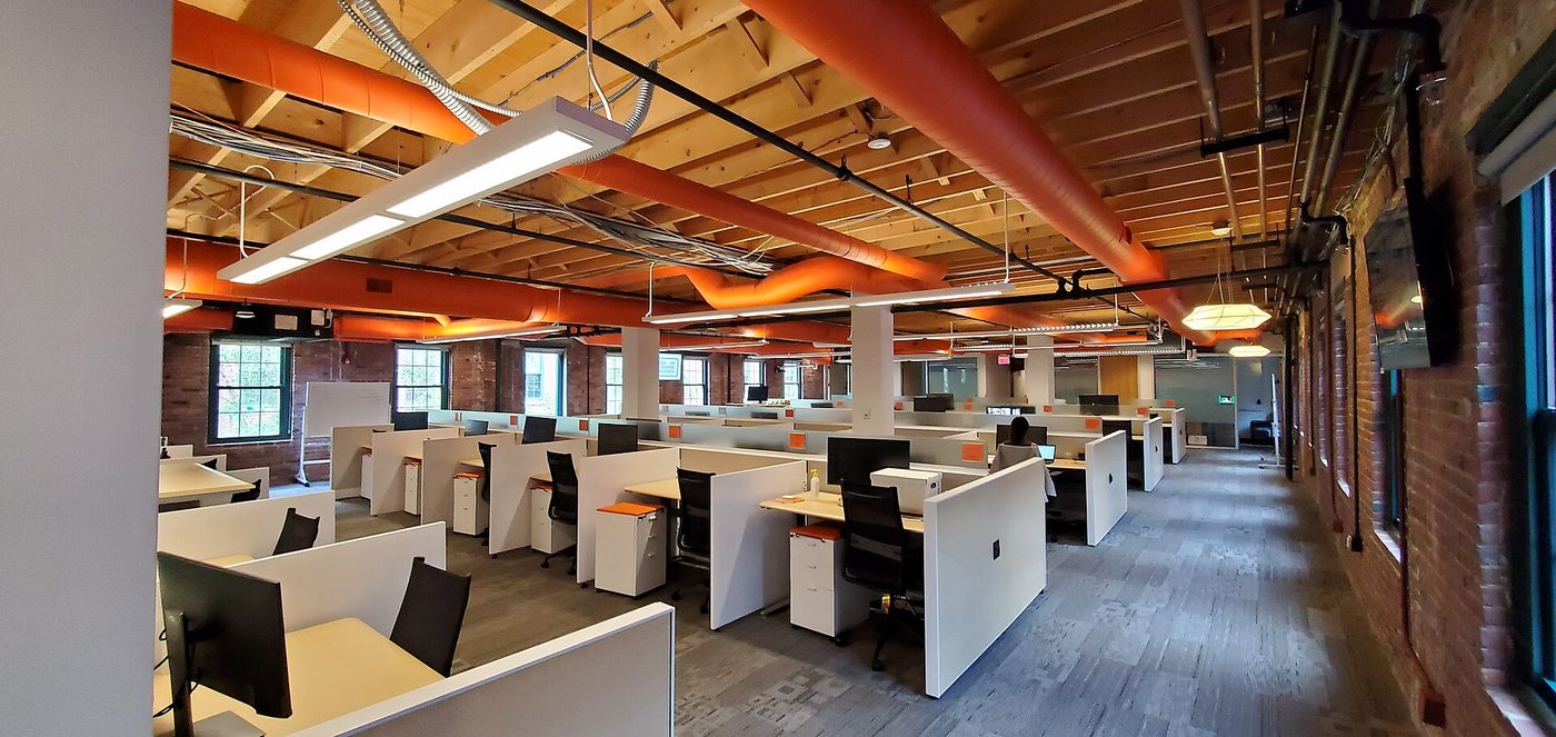 Inside HubSpot's office at its headquarters in Cambridge, Massachusetts