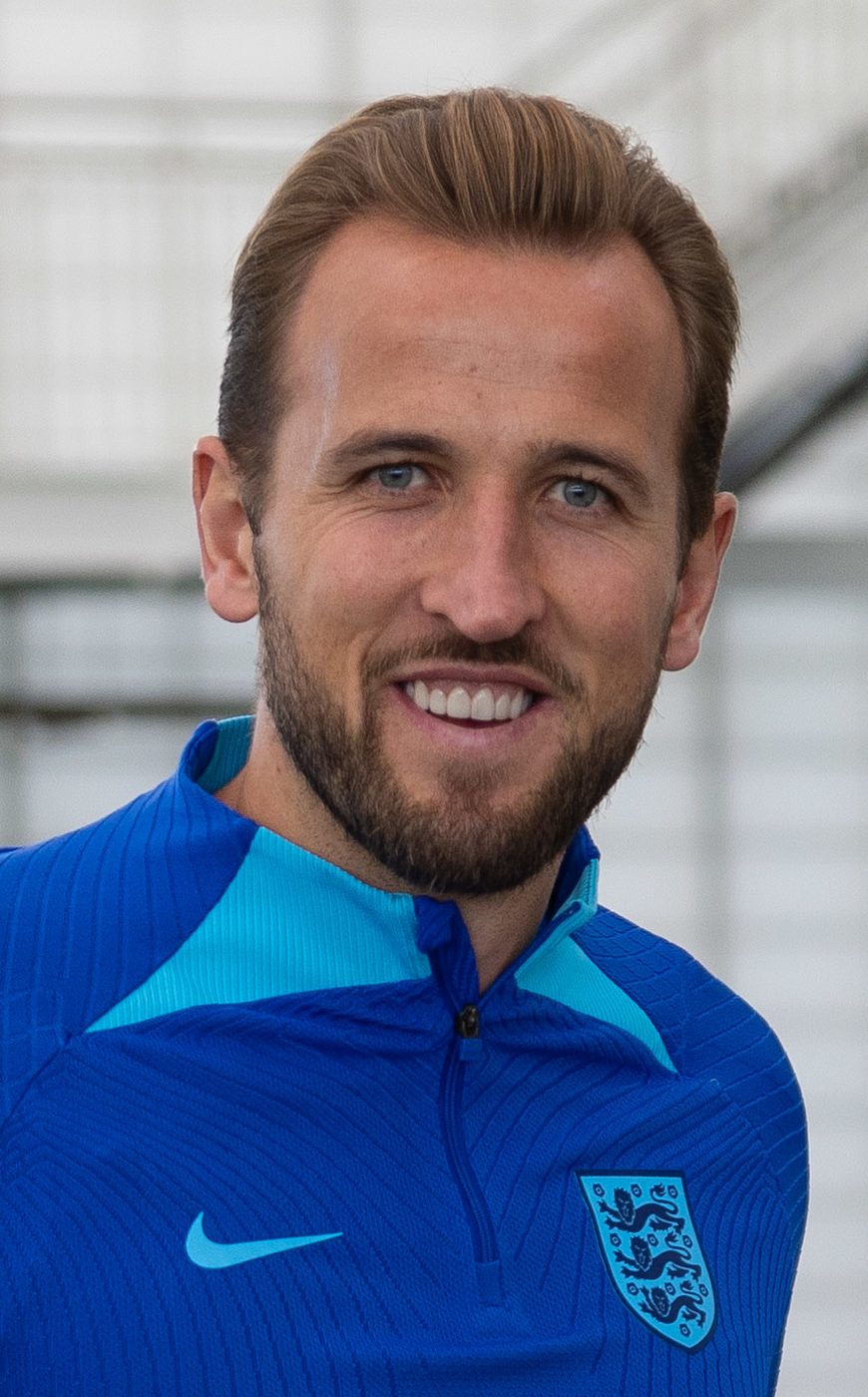 England captain Harry Kane at the team's St George's Park training center in October 2023
