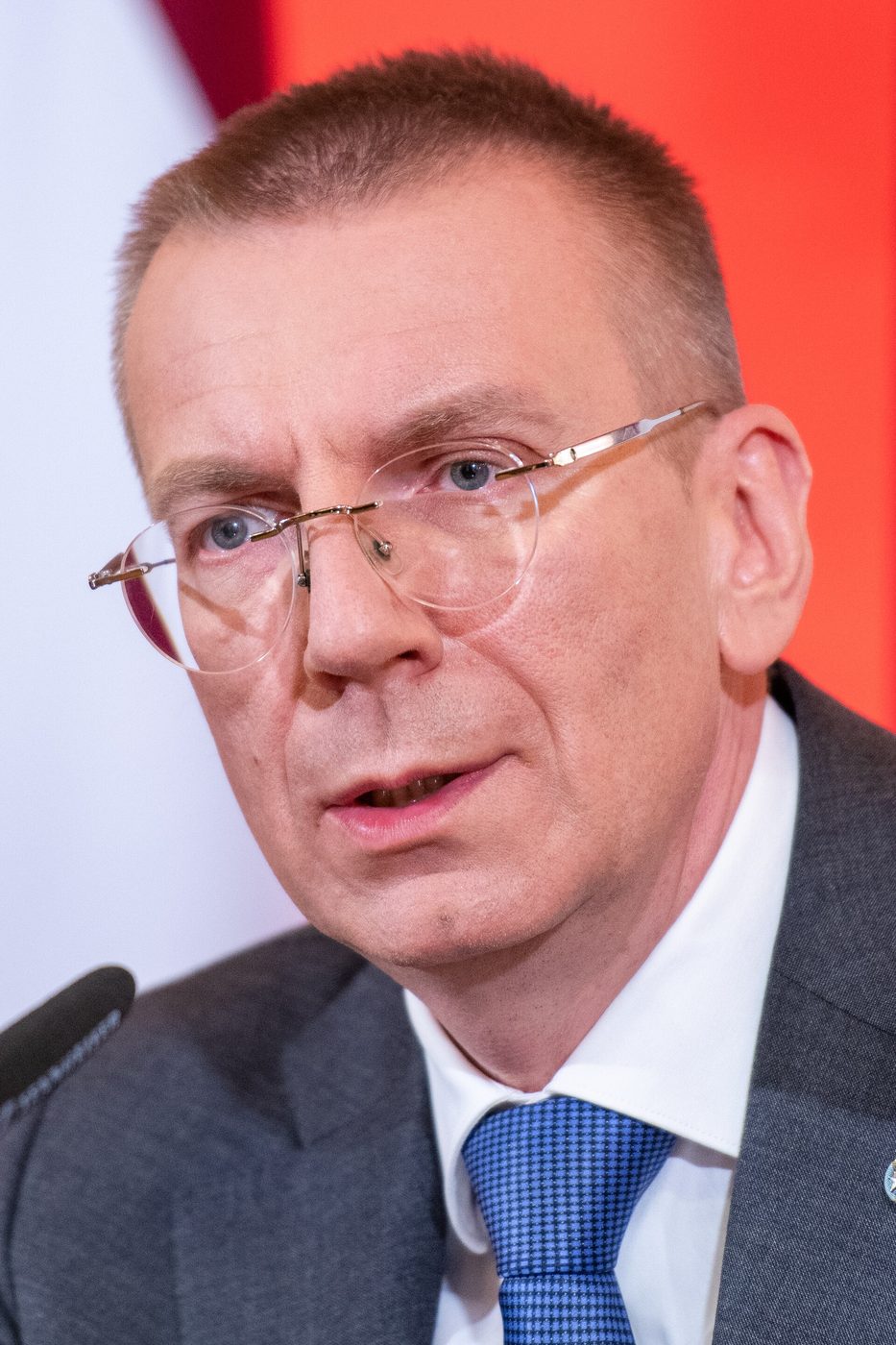 Latvian President Edgars Rinkēvičs after his election in May 2023