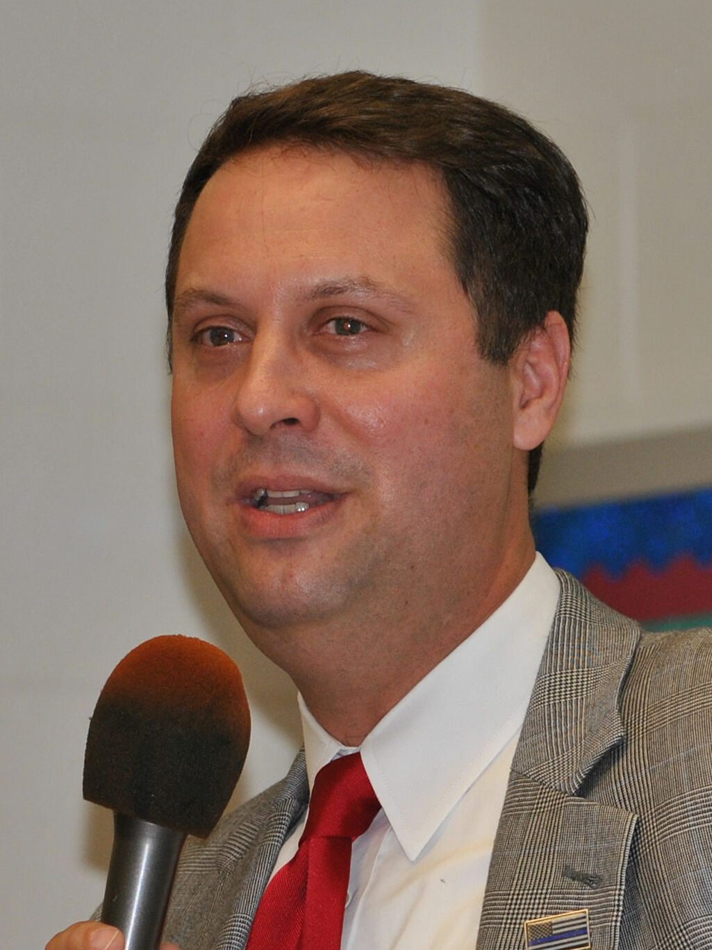 Republican Dan Cox at a 2016 congressional candidate debate in Maryland