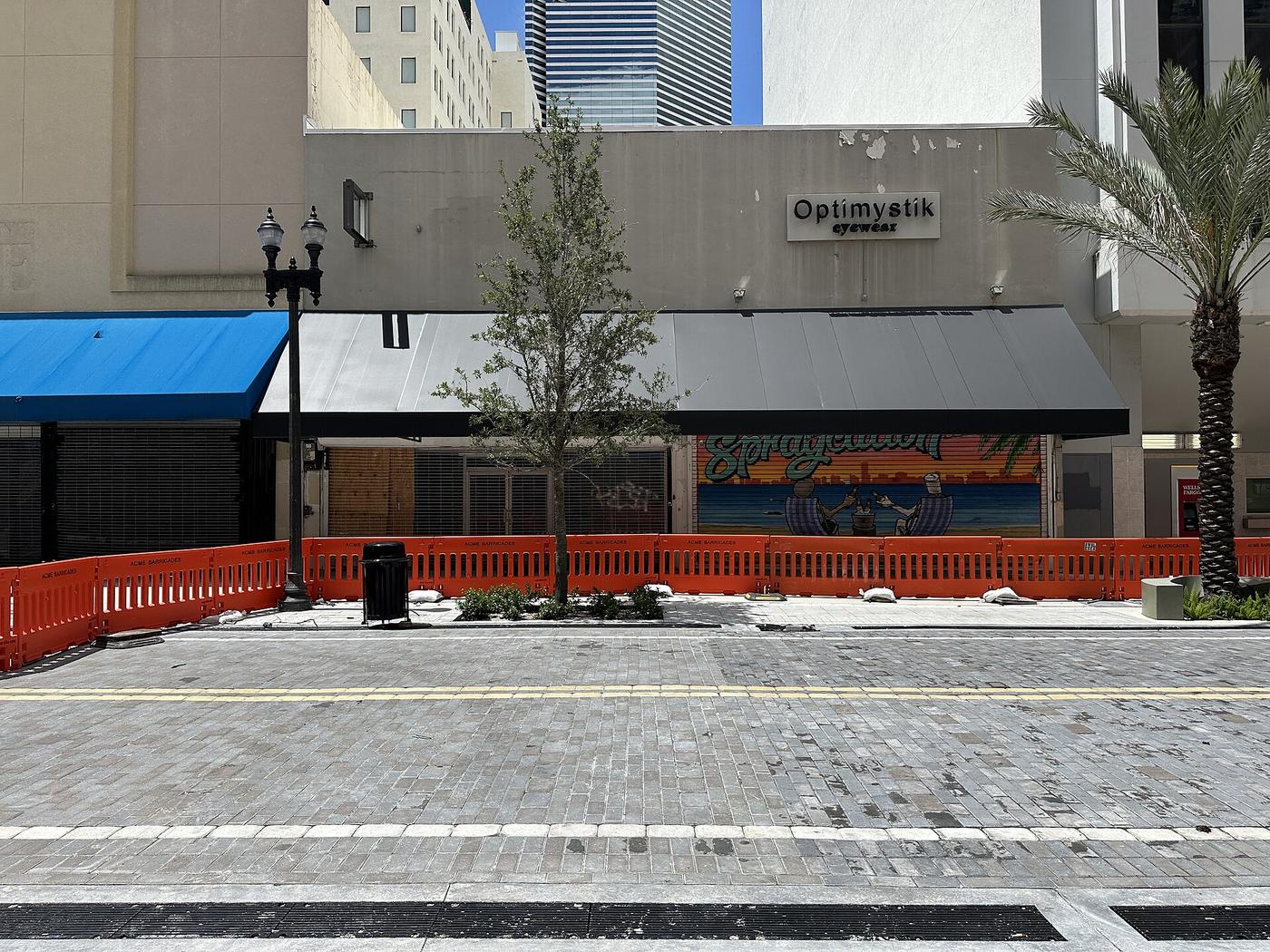 Flagler Street in downtown Miami in June 2024