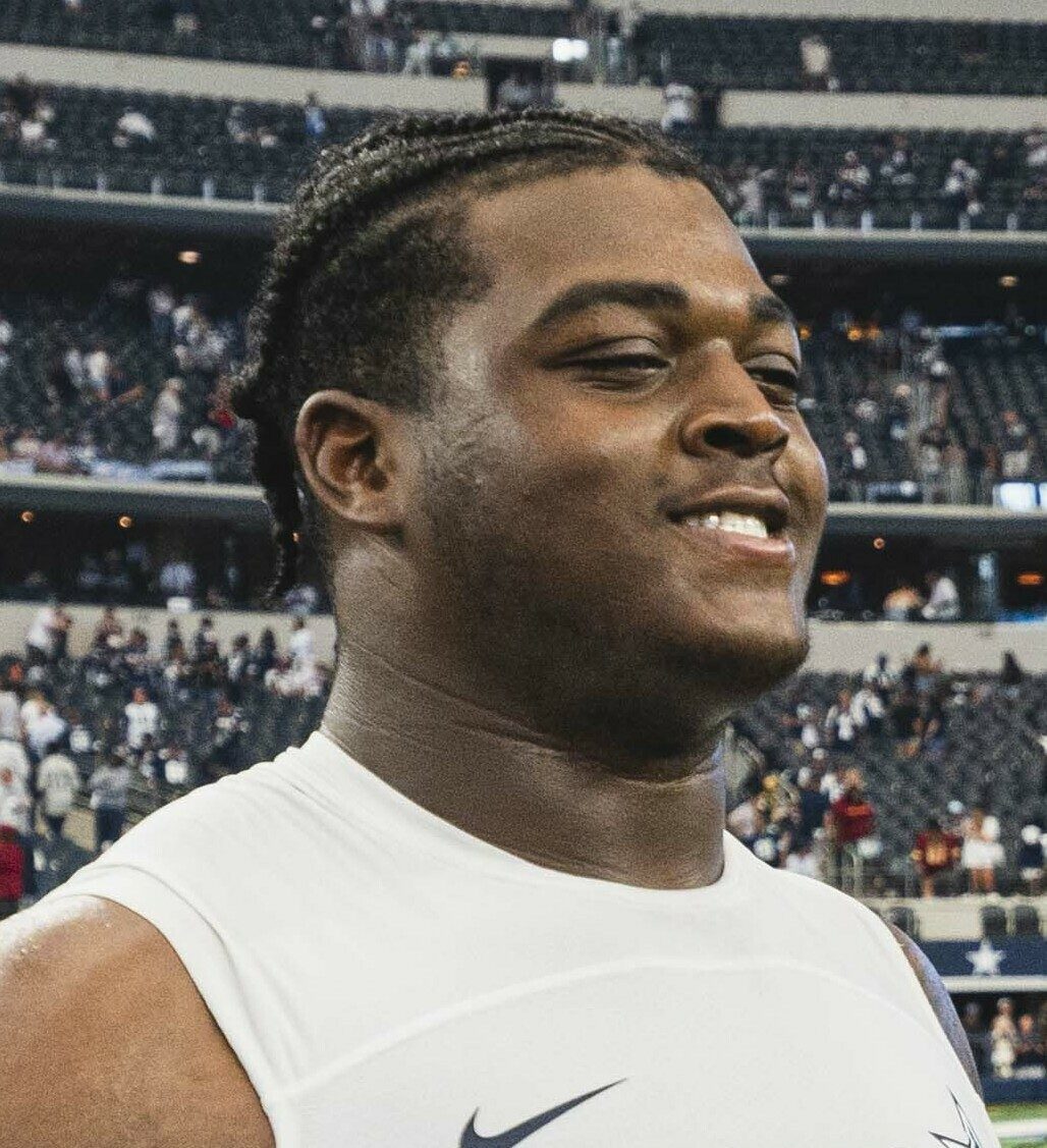 Dallas Cowboys offensive lineman Tyler Smith during a 2022 game