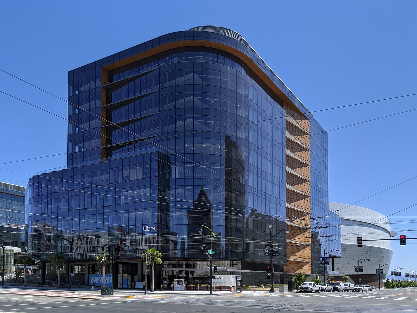 Uber's offices in San Francisco's Mission Bay neighborhood in 2020