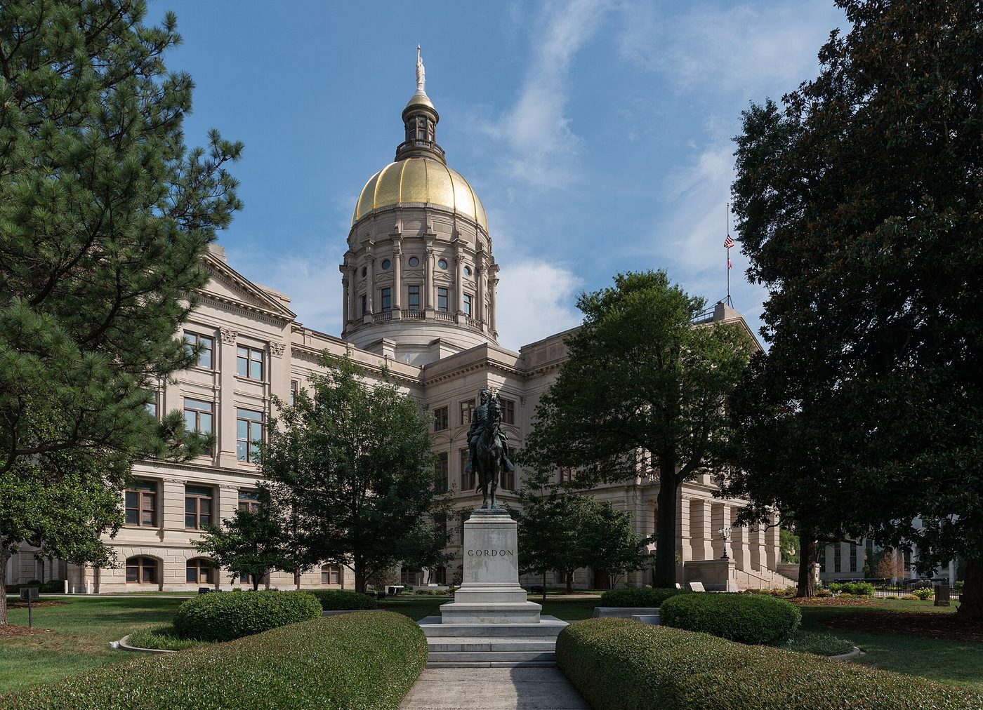 The Georgia State Capitol in Atlanta, seen from the north in 2016
