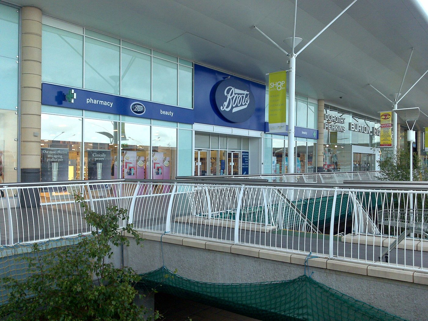 A Boots pharmacy store at the Castlepoint Shopping Centre in Bournemouth, England