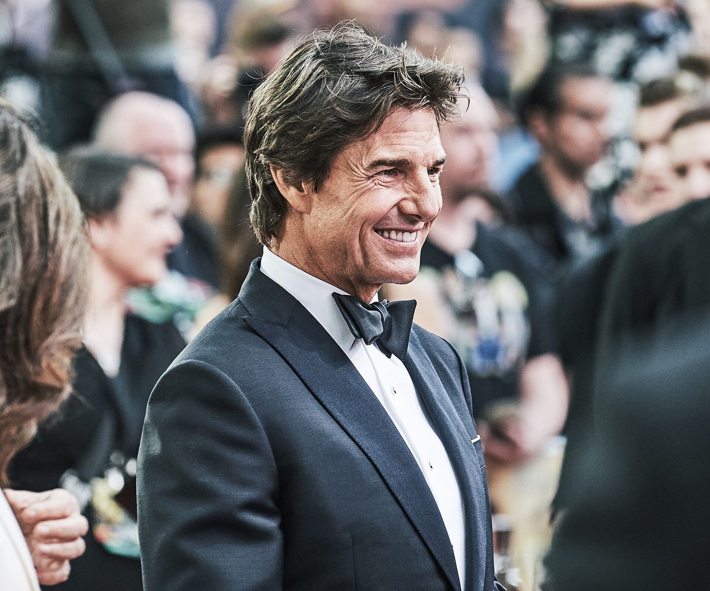 Tom Cruise at the Top Gun: Maverick premiere in London on May 19, 2022