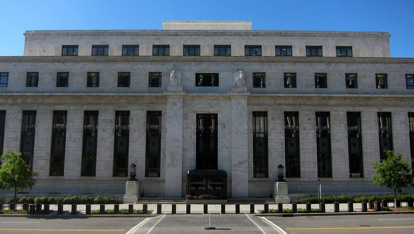 The north face of the Federal Reserve's Marriner S. Eccles Building in Washington