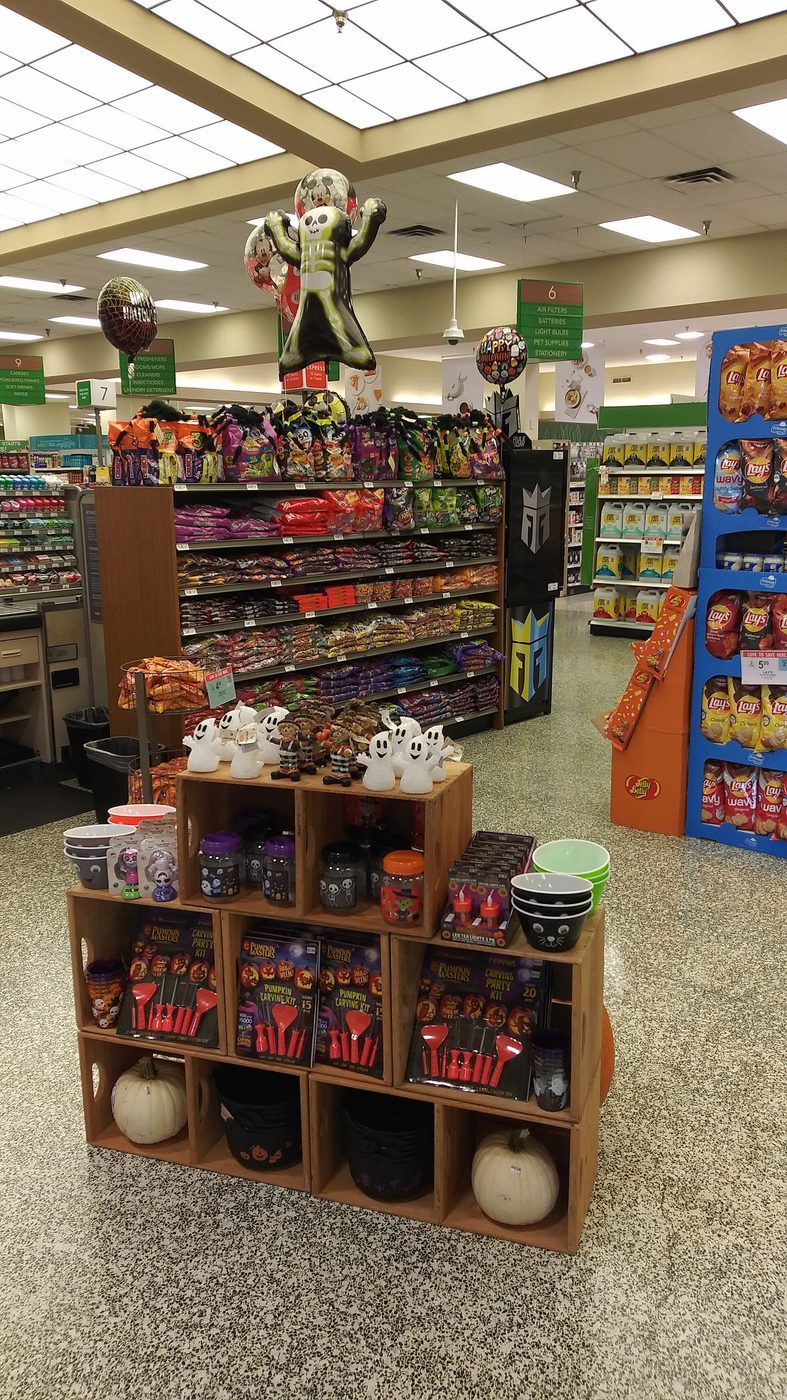 Halloween displays in a Publix supermarket in Clearwater, Florida, in September 2020