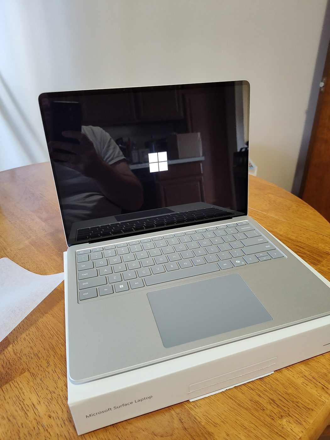 A Microsoft Surface Laptop 7 booting Windows 11