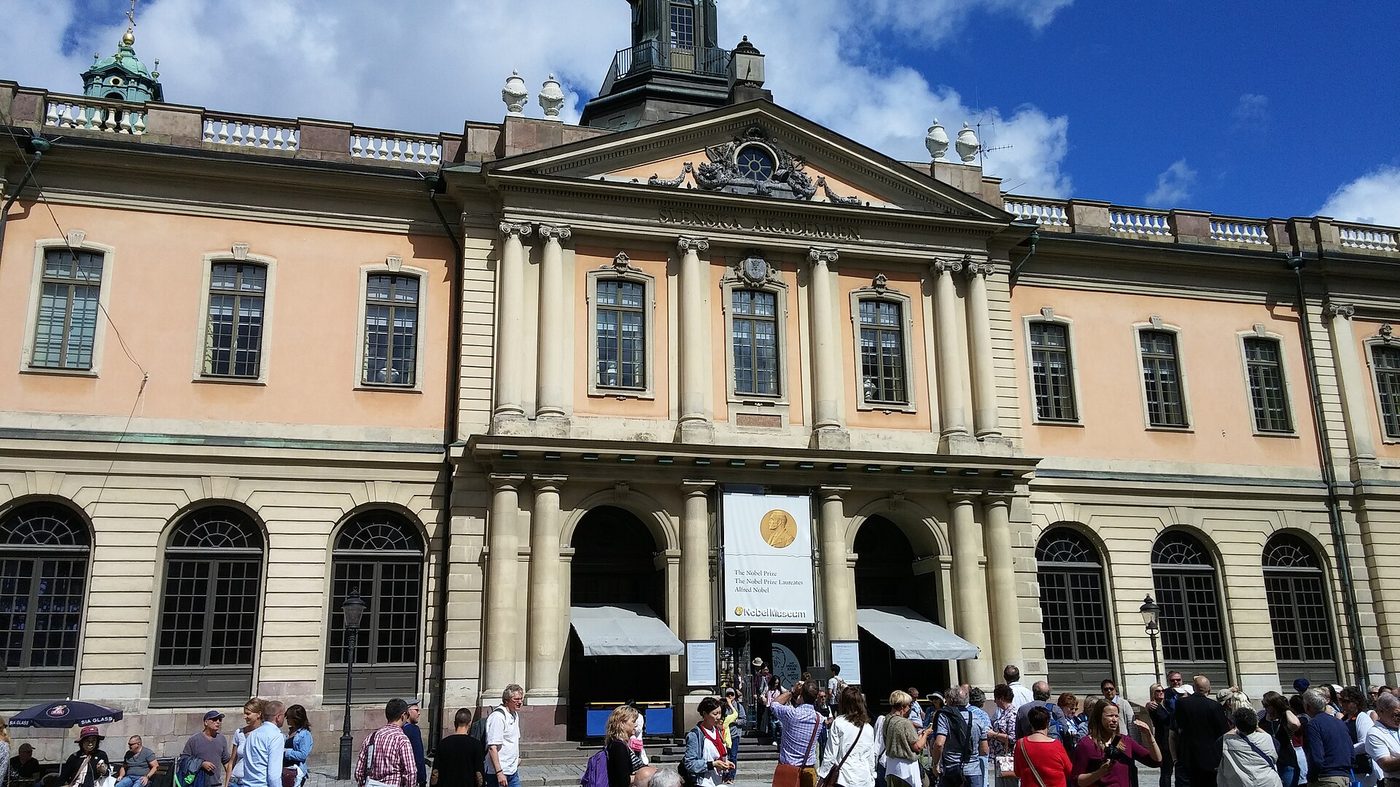 The Stock Exchange Building in Stockholm's Old Town, home of the Swedish Academy