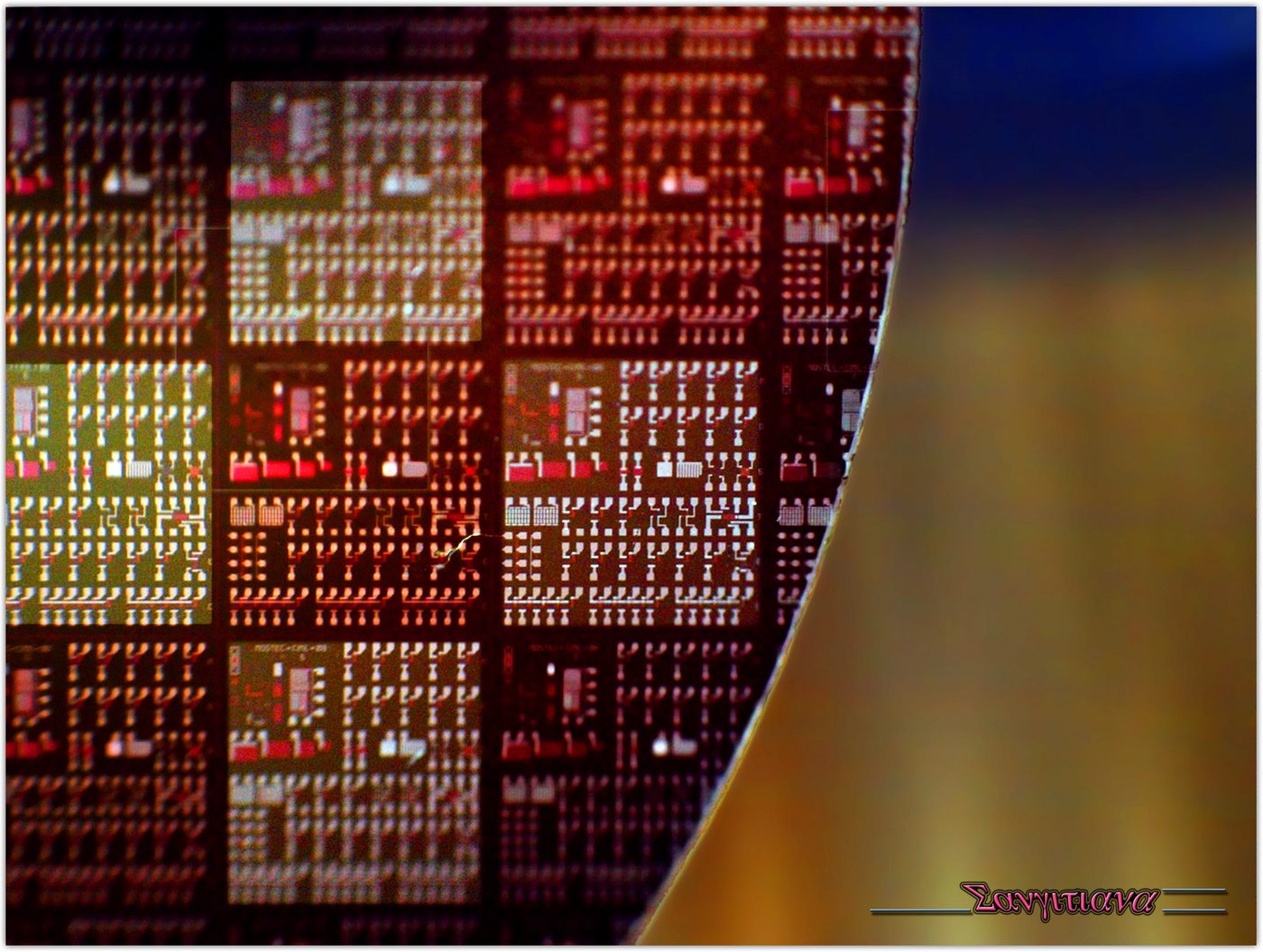 A semiconductor wafer